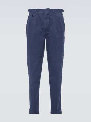 Spodnie sztruksowe Polo Ralph Lauren niebieskie