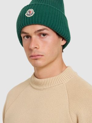 Kaschmir mütze Moncler grün