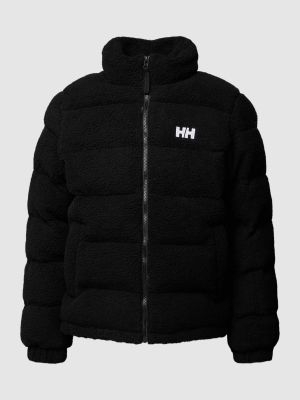 Pikowana kurtka z futerkiem Helly Hansen czarna