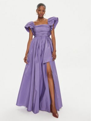 Priliehavé večerné šaty Pinko fialová