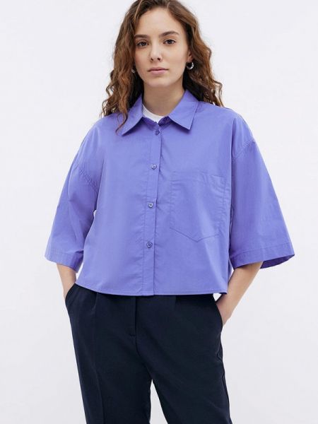Рубашка Baon фиолетовая