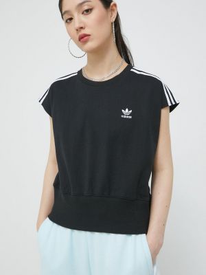 Koszulka z krótkim rękawem Adidas czarna