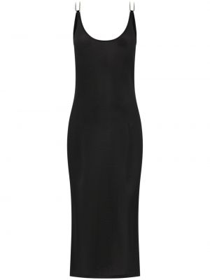 Průsvitné midi šaty Dion Lee černé