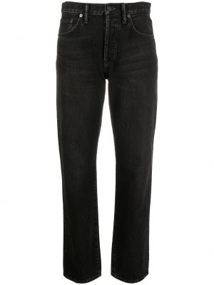 Klassisk tapered fit jeans Acne Studios svart