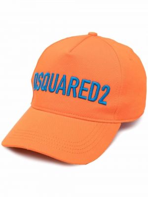 Brodert cap Dsquared2 oransje