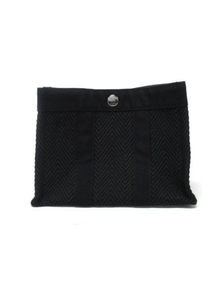 Bolso clutch Hermès Vintage negro