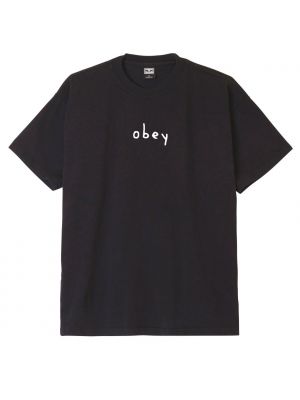 Черная футболка Obey