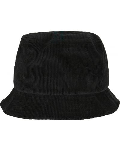 Menčestrový klobúk Urban Classics čierna