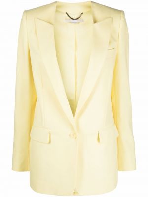 Ull lang blazer Stella Mccartney gul