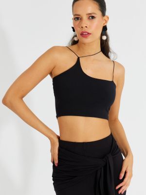 Блуза slim Cool & Sexy черно