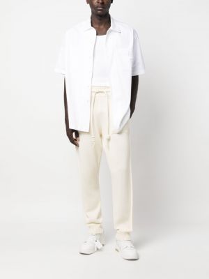 Pantalon de joggings à rayures en tricot Off-white
