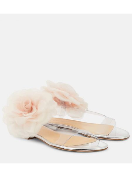 Sandale s cvjetnim printom Magda Butrym ružičasta