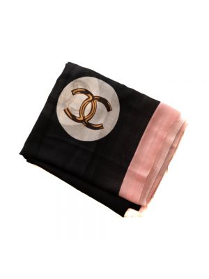 Szalik Chanel Vintage - Сzarny