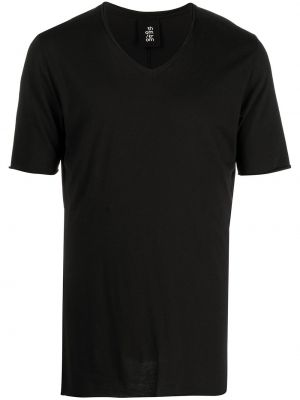 Camiseta con escote v Thom Krom negro