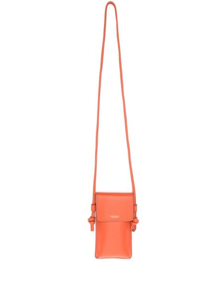 Δερμάτινη τσάντα χιαστί Aspinal Of London πορτοκαλί