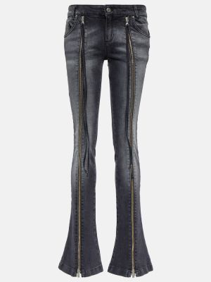 Jeans a zampa a vita bassa Blumarine grigio