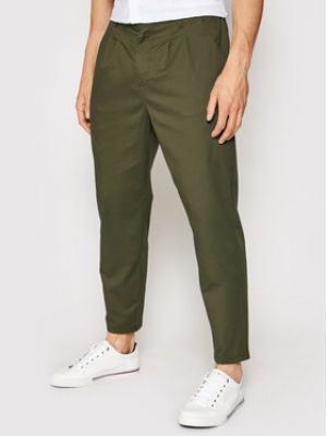 Pantalon chino Only & Sons vert