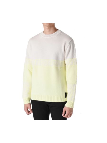 Sweter wełniany Fendi żółty