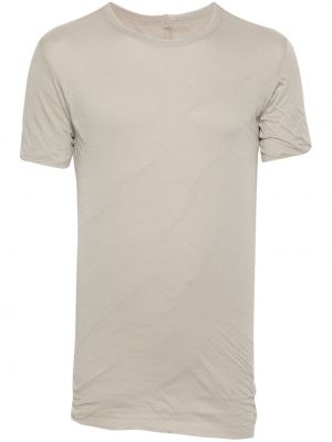 T-shirt aus baumwoll Rick Owens grau