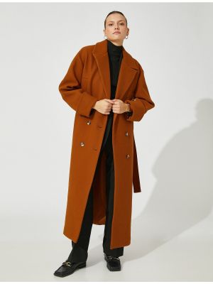 Пальто Koton коричневое