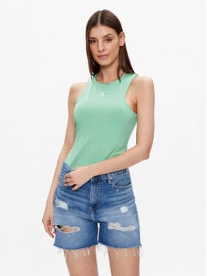Majtki Calvin Klein Jeans zielone