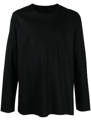Vlnené tričko Attachment čierna