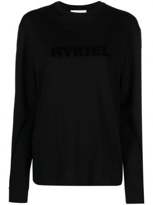 Sweatshirt aus baumwoll Sonia Rykiel schwarz