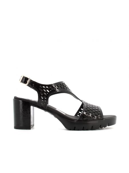 Sandale mit absatz mit hohem absatz Callaghan schwarz