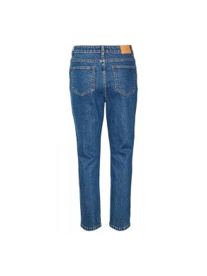 Прямые джинсы с высокой талией Vero Moda синие