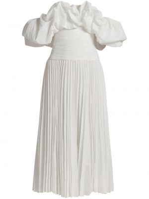 Midi šaty Acler bílé