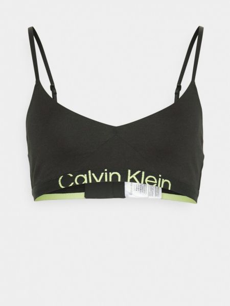 Biustonosz bezszwowy Calvin Klein Underwear czarny
