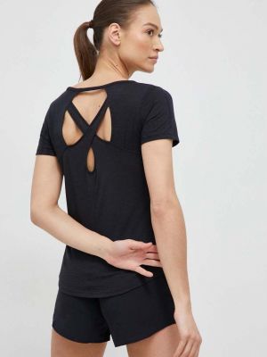 Under Armour futós póló Streaker Deco Diamond  - Fekete