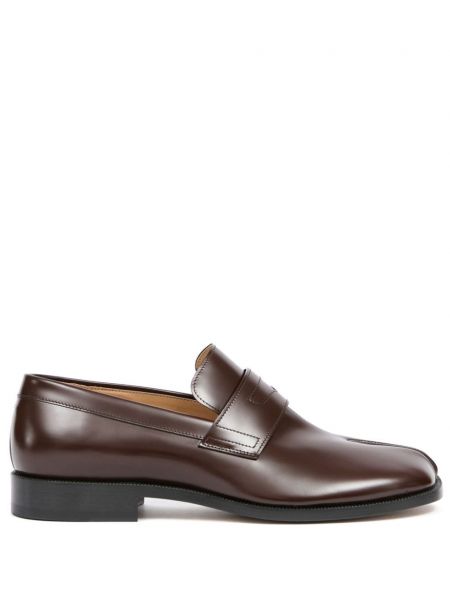 Læder loafers Maison Margiela brun