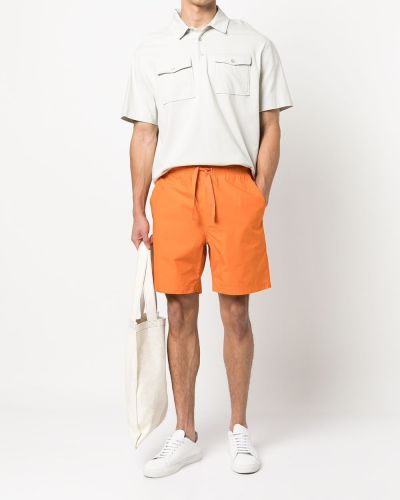 Shorts en coton Alex Mill orange
