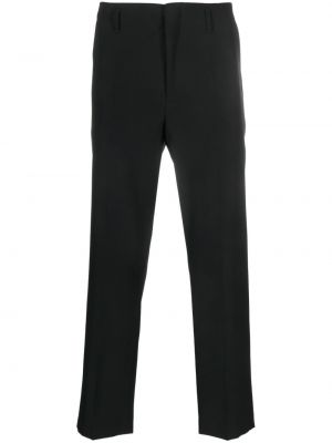 Μάλλινο παντελόνι με ίσιο πόδι Dries Van Noten (do Not Use) μαύρο