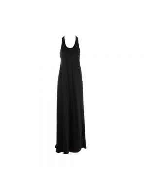 Czarna sukienka długa bez rękawów Balenciaga