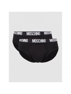 Figi Moschino Swim + Underwear, сzarny