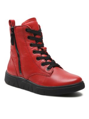 Členkové topánky Ara červená