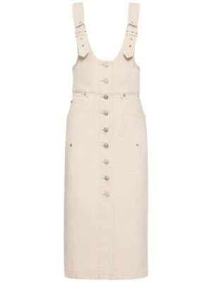 Vestido midi de algodón Marant Etoile