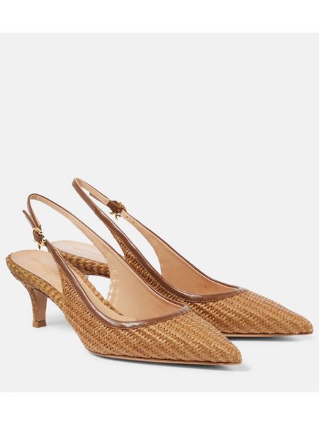 Slingback laiviņas Gianvito Rossi brūns