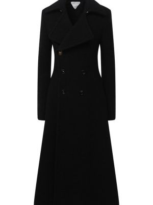 Пальто Bottega Veneta черное