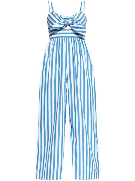 Stribet overall Kate Spade blå