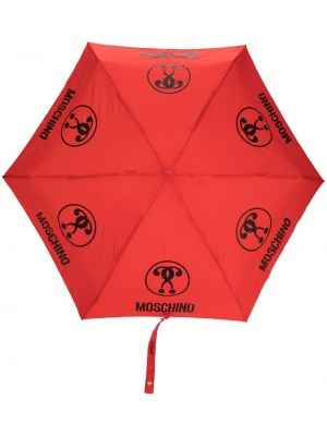 Paraply Moschino röd