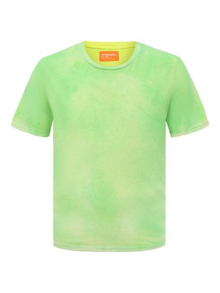 Хлопковая футболка Notsonormal зеленая