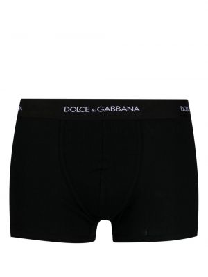 Slips en coton Dolce & Gabbana noir