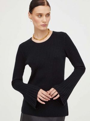 Vuneni pulover By Malene Birger crna