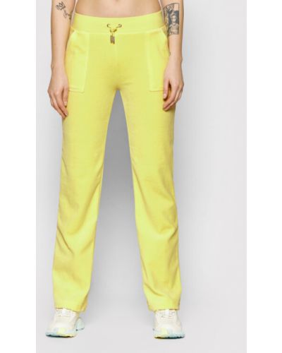 Pantaloni tuta Juicy Couture giallo