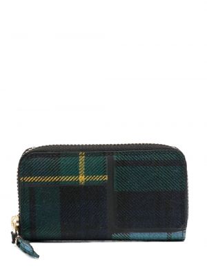 Volnena denarnica s karirastim vzorcem Comme Des Garçons Wallet