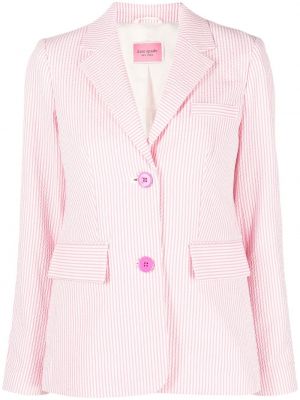 Stripete lang blazer Kate Spade rosa