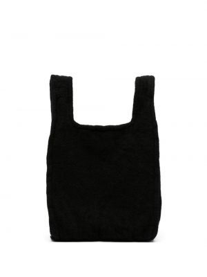 Bavlnená nákupná taška s kožušinou Black Comme Des Garçons čierna